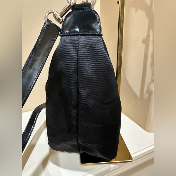 Gucci 2-way Carry Nylon and Bamboo Handbag - Picture 9 of 13